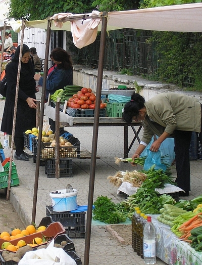 Markt in Sarandë