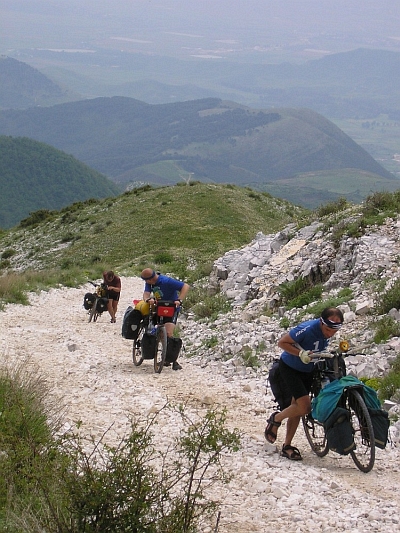 Crazy tourists in Albania