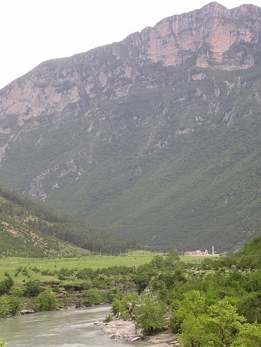 Landschap bij Këlcyrë