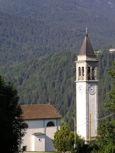 Church in Ovaro, Italy