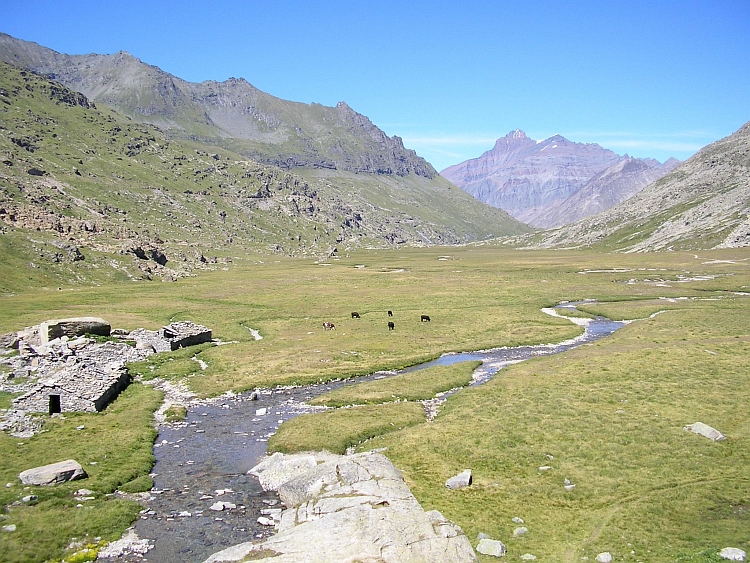 Valley before the Colle del Nivolet, National Park Gran Paradiso, Italy