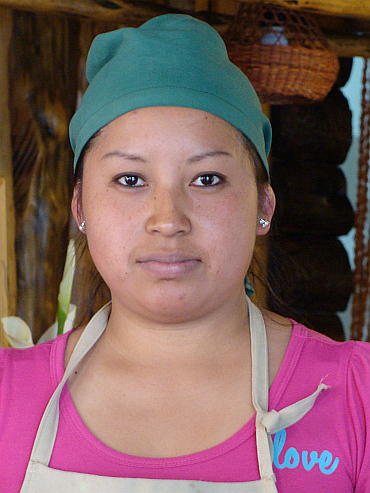 Vrouw in Otavalo