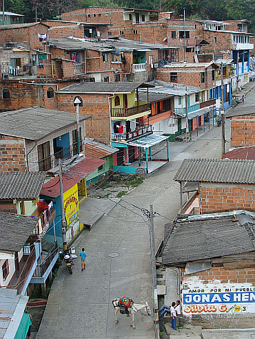 Village along the River Cauca