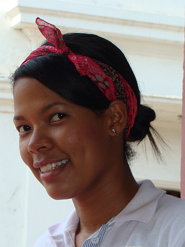 Serveerster in Cartagena