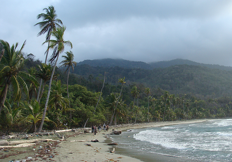 De Caribische kust van Panama