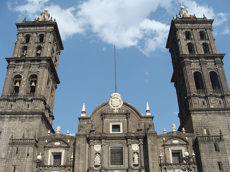 The cathedral of Puebla