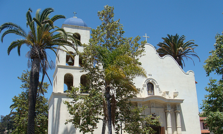 The missionay church of San Diego