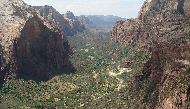 View over Zion Canyon, Zion National Park