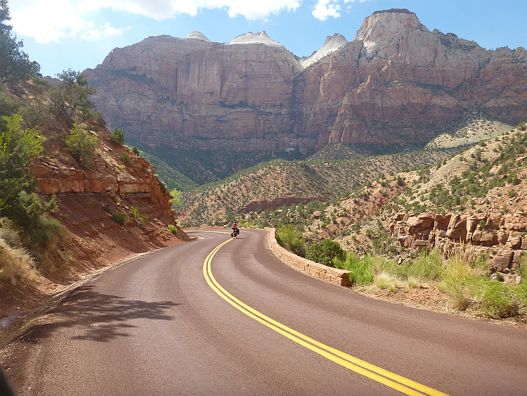 Frank on the Zion-Mt Carmel Highway, Zion National Park
