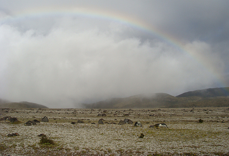 Rainbow near the Cotopaxi