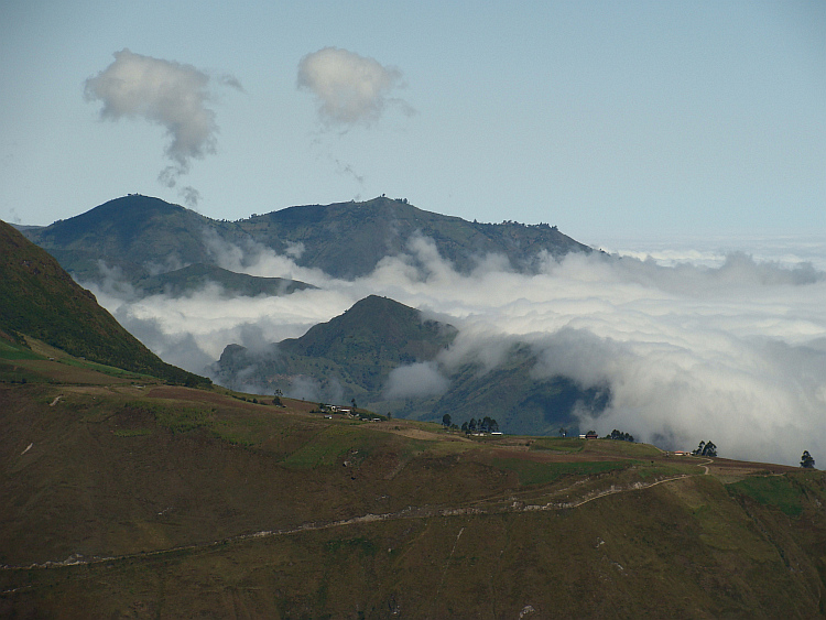Mountain landscape near Alausí