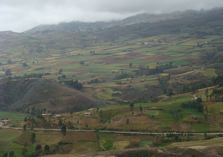 Landschap bij Huamachuco