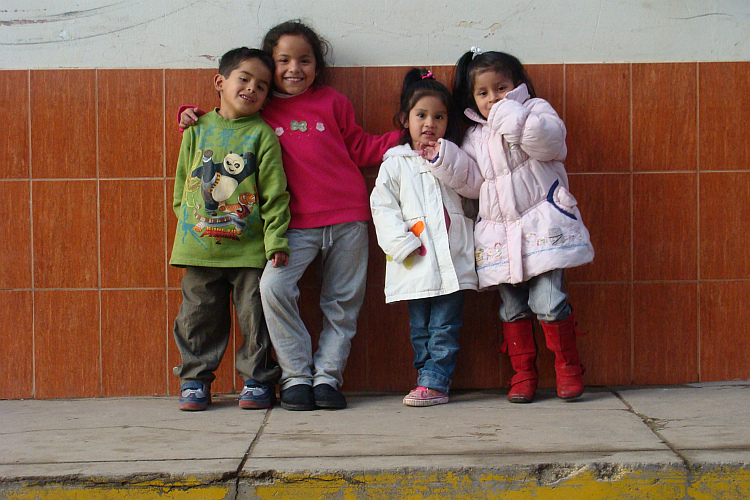 Kinderen in Huamachuco