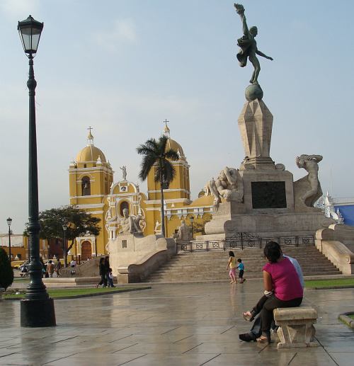The Plaza de Armas of Trujillo