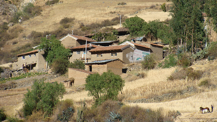 Landschap tussen Huaraz en Recuay