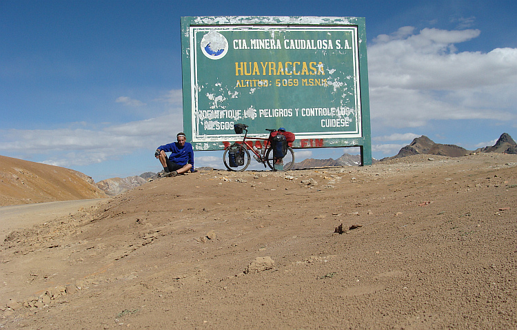 De Abra Huayraccasa op ruim 5.000 (??) meter hoogte