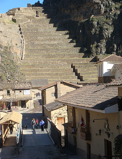 The Inca city of Ollantaytambo