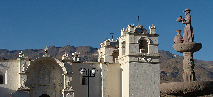 Church in the Colca valley