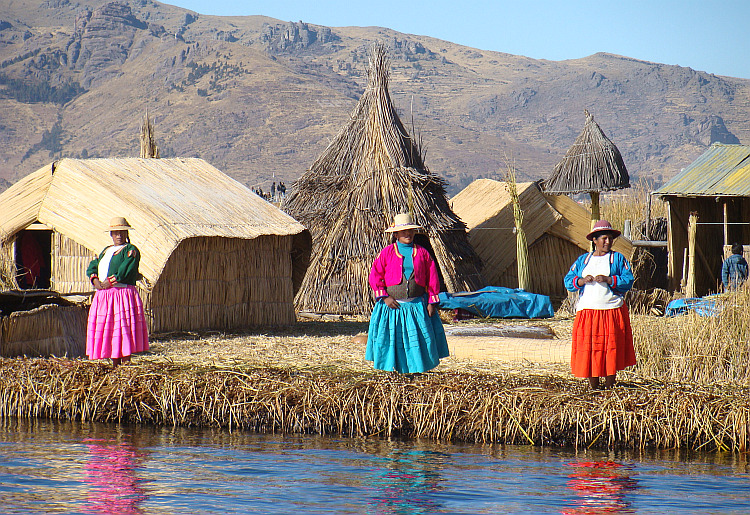 The Uros, the floating reed islands of Lake Titicaca