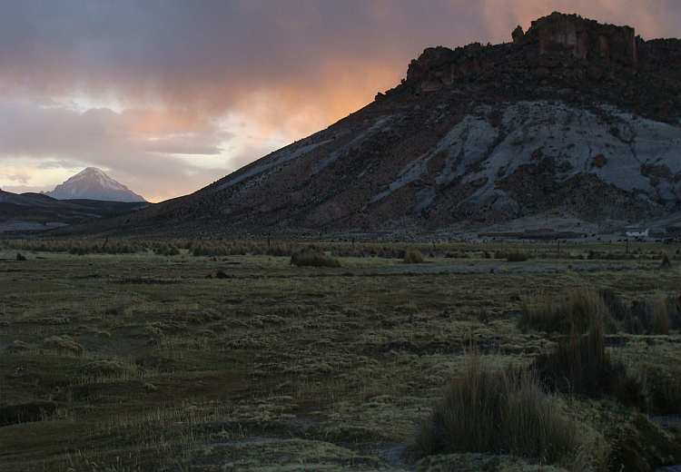 Kampplaats op de Altiplano