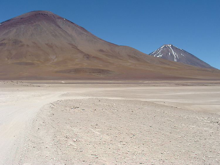 Landschap bij de Boliviaans-Chileense grens