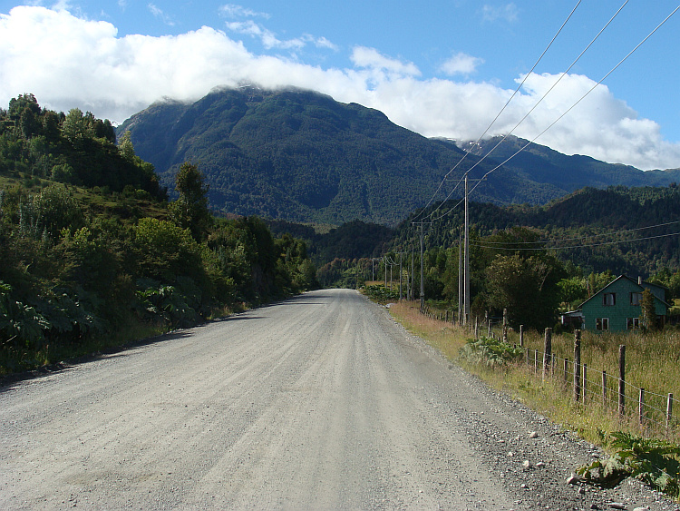 De Carretera Austral bij Puerto Puyuhuapi