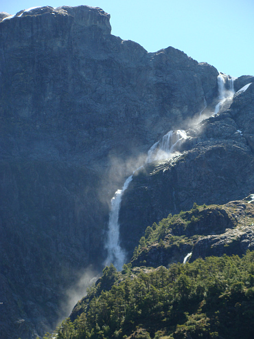 Waterfall in Parque Nacional Queulat