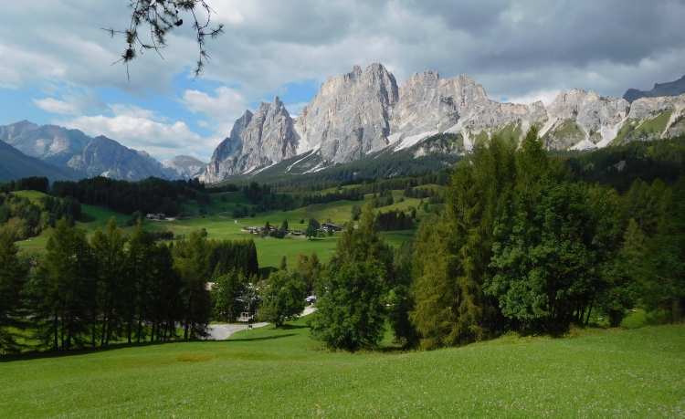 Landschap bij Cortina d'Ampezzo