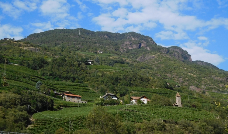 Landschap bij Bolzano