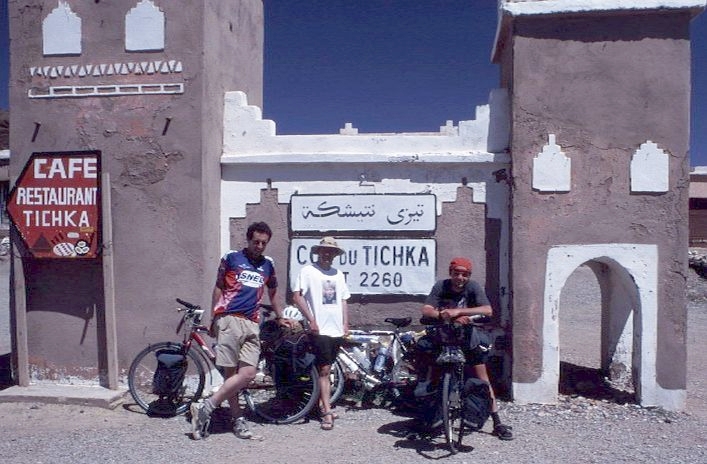The three of us on the Tizi 'n Tichka Pass, High Atlas