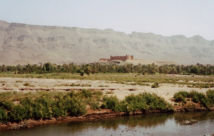 Casbah tussen Agdz en Zagora in de Drâa Vallei