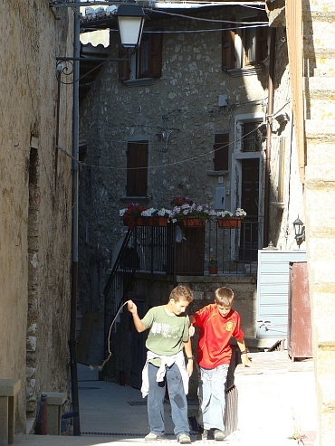 Kinderen in Castellucio