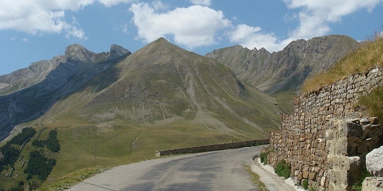 Landscape towards the Col d'Allos