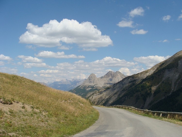 On the way down from the Col d'Allos to Barcelonnette