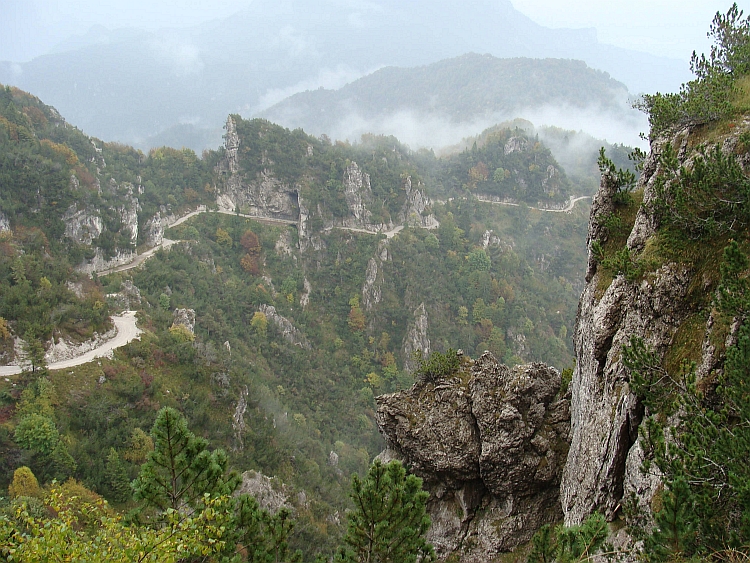 Weg naar de Monte Tremalzo