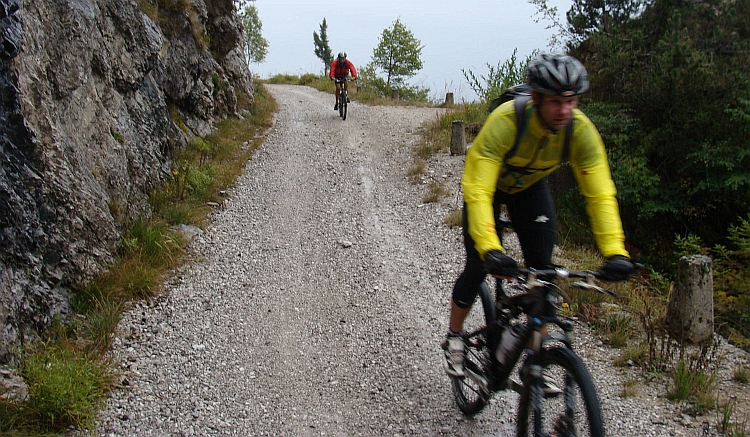 Ron (front) and Willem (behind) in action