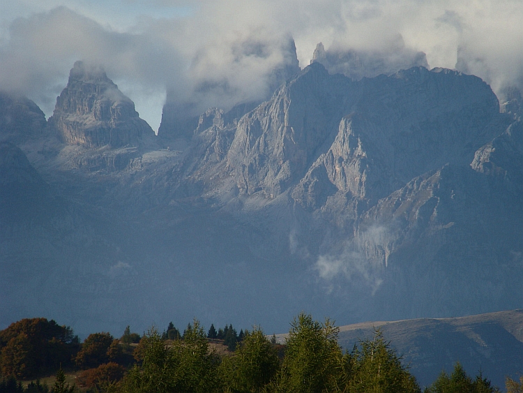 Uitzicht over de Dolomiti di Brenta