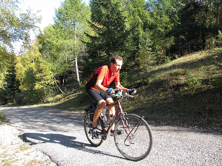 Me on the climb to the Monte Baldo