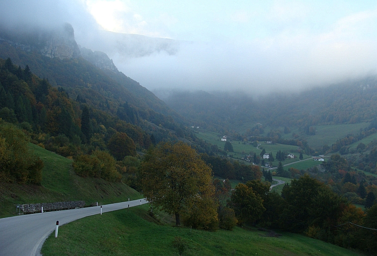 San Giacomo, op de afdaling van de Monte Baldo