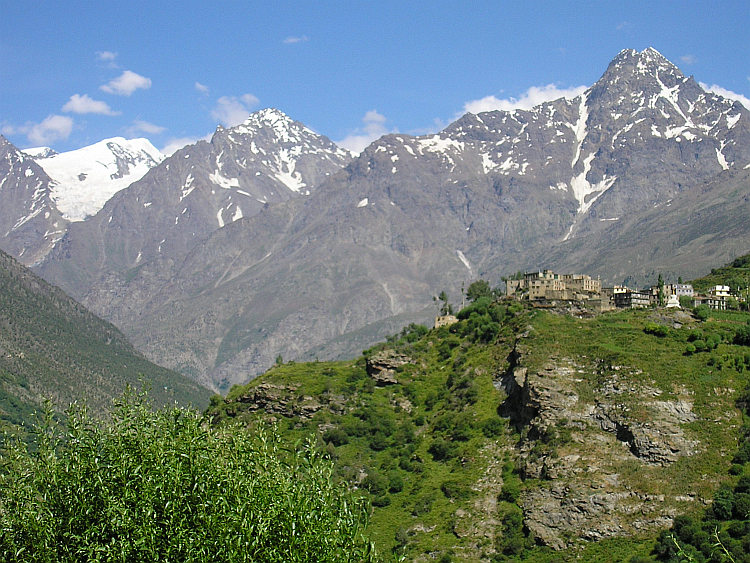 In Lahaul every stretch of flat land is inhabited