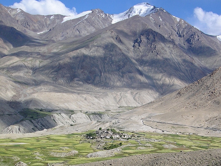 Het dorpje Khardung