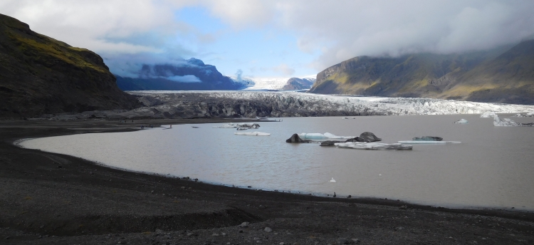 De Hvannadalshnúku gletsjer in Skaftafell