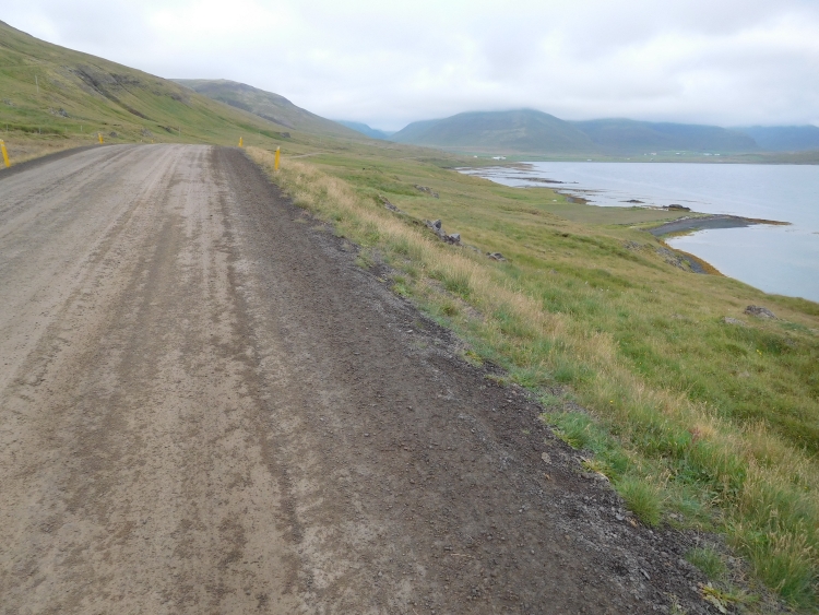 Weg 68 tussen Broddanes en Hólmavík