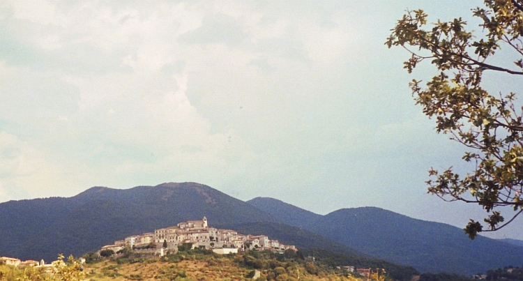 Bergdorp in de Apennijnen