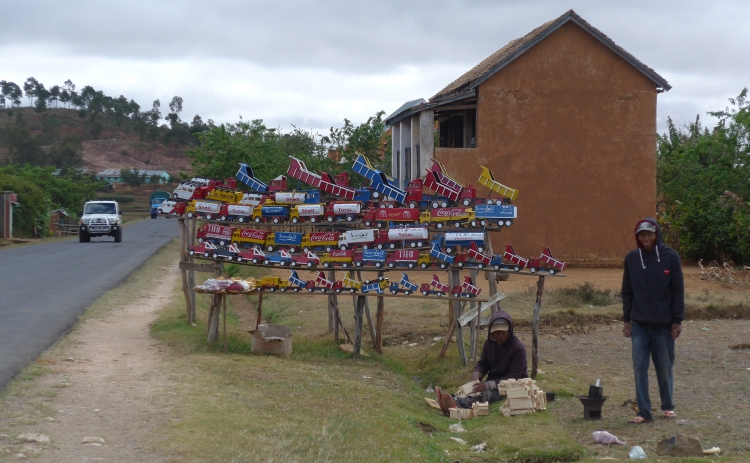 Tussen Ambatolampy en Antsirabe. Foto van Willem Hoffmans