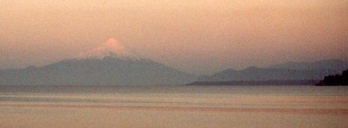 The Osorno Volcano and the Llanquihue Lake