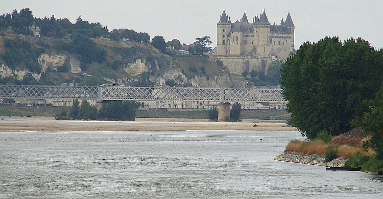 The Loire and the castle of Saumur
