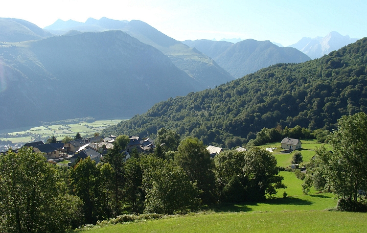 View from the descent of the Col de Marie-Blanque
