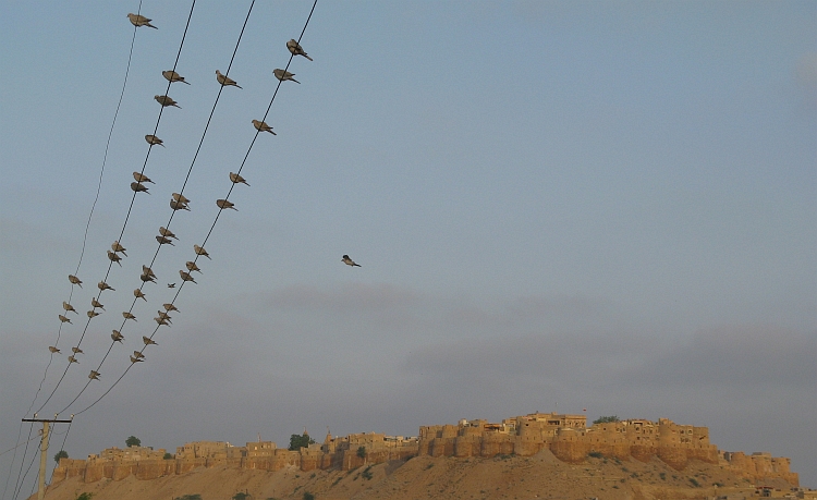 The city walls of Jaisalmer