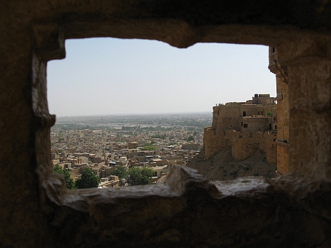 View over Jaisalmer from the fort